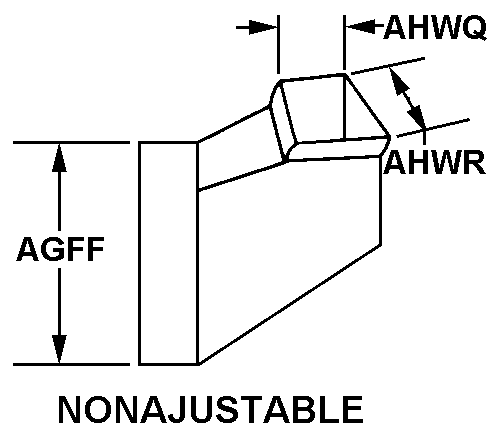 NONADJUSTABLE style nsn 4520-01-161-2767