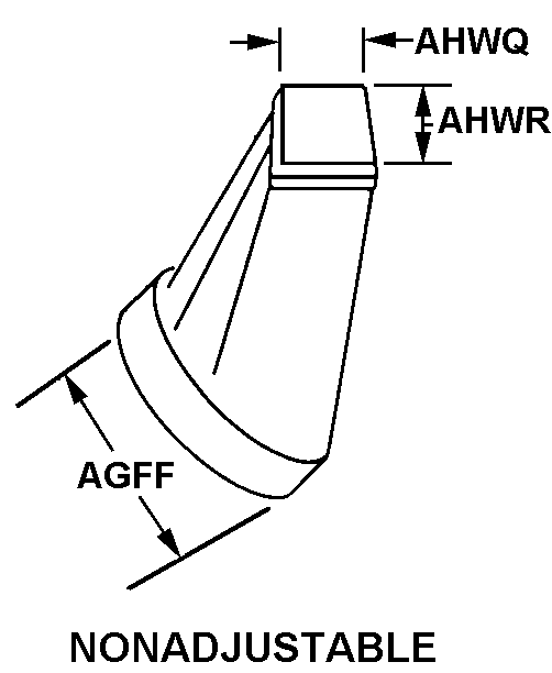 NONADJUSTABLE style nsn 4520-01-301-8332