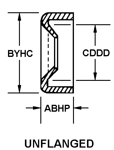 UNFLANGED style nsn 5975-00-266-2018