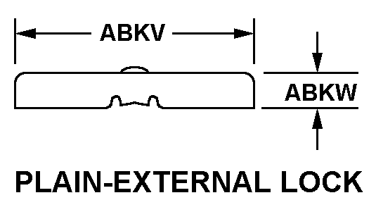 PLAIN-EXTERNAL LOCK style nsn 2590-00-006-6111