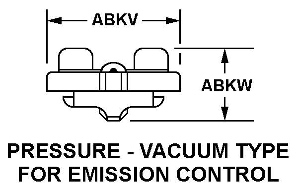 PRESSURE-VACUUM TYPE FOR EMISSION CONTROL style nsn 5342-01-331-1379