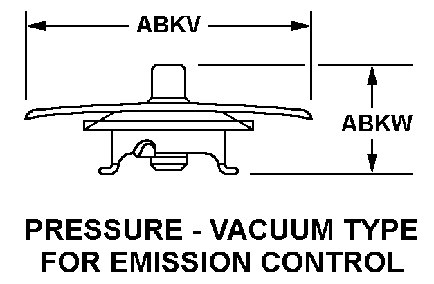 PRESSURE-VACUUM TYPE FOR EMISSION CONTROL style nsn 5342-01-331-1379