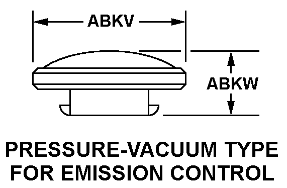 PRESSURE-VACUUM TYPE FOR EMISSION CONTOL style nsn 2930-01-010-6122