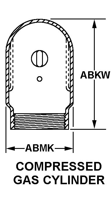 COMPRESSED GAS CYLINDER style nsn 8120-01-064-7902