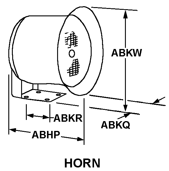 HORN style nsn 5965-01-280-3772