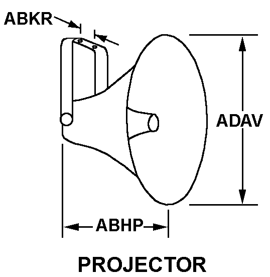 PROJECTOR style nsn 5965-00-989-9345