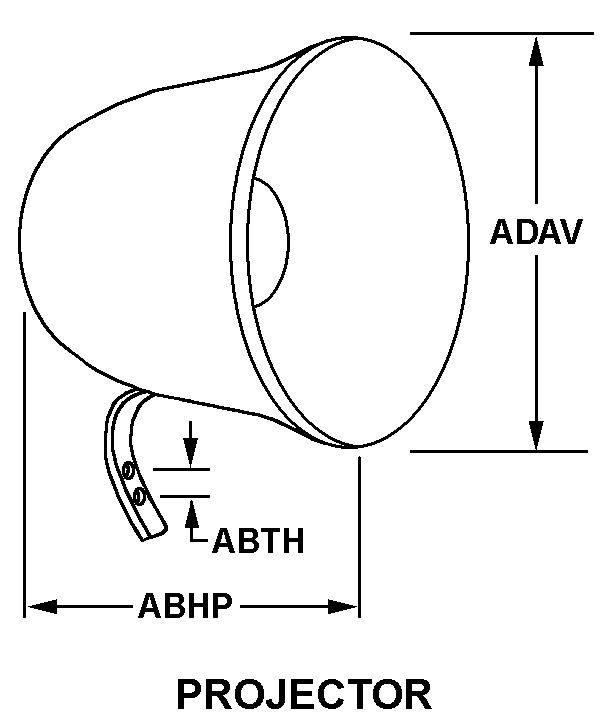PROJECTOR style nsn 5965-00-989-9345