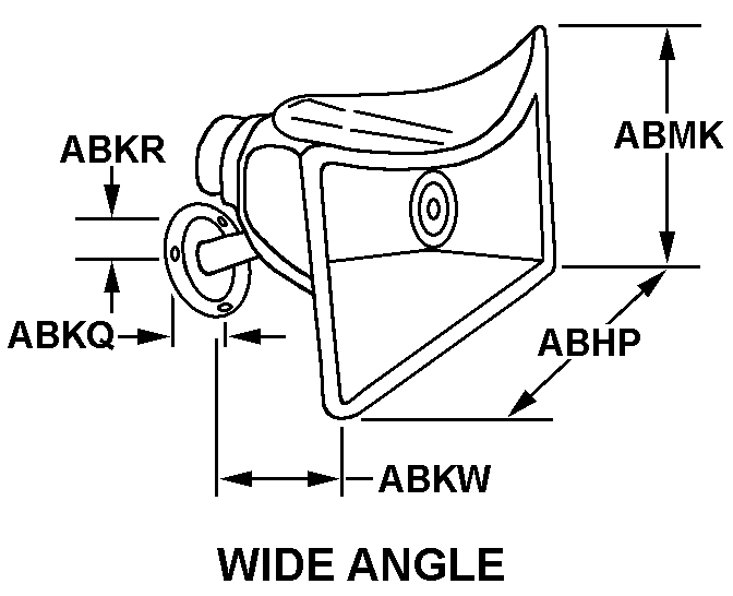 WIDE ANGLE style nsn 5965-01-398-8871