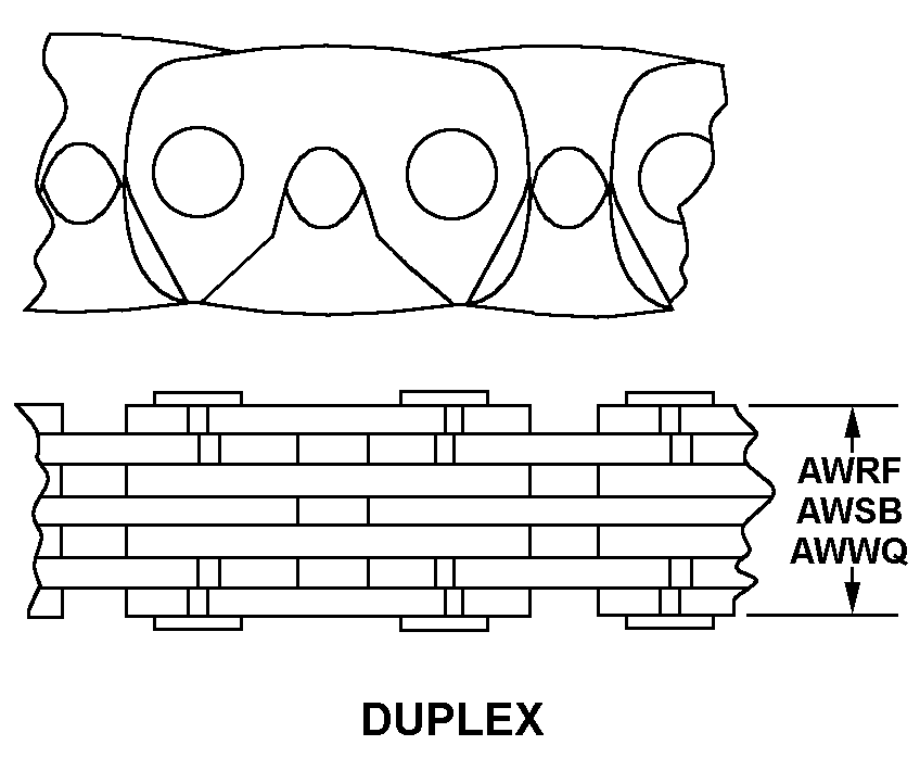 DUPLEX style nsn 3020-00-528-1775