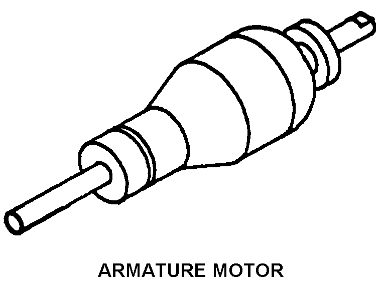 ARMATURE MOTOR style nsn 6105-01-393-3697