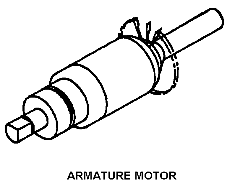ARMATURE MOTOR style nsn 2920-01-309-2076