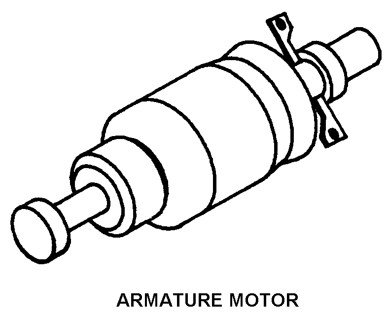 ARMATURE MOTOR style nsn 2920-01-357-9752