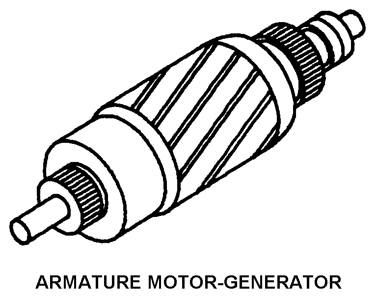 ARMATURE MOTOR-GENERATOR style nsn 2920-01-424-2206