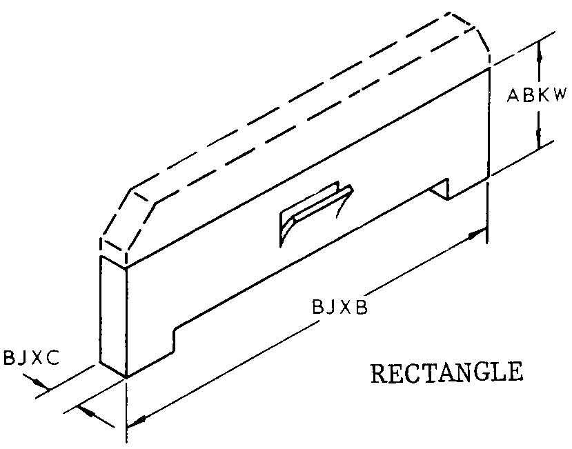 RECTANGLE style nsn 3460-01-353-8135