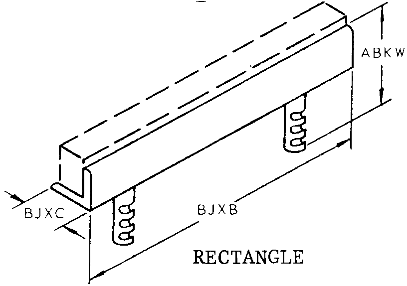 RECTANGLE style nsn 3460-01-353-8133