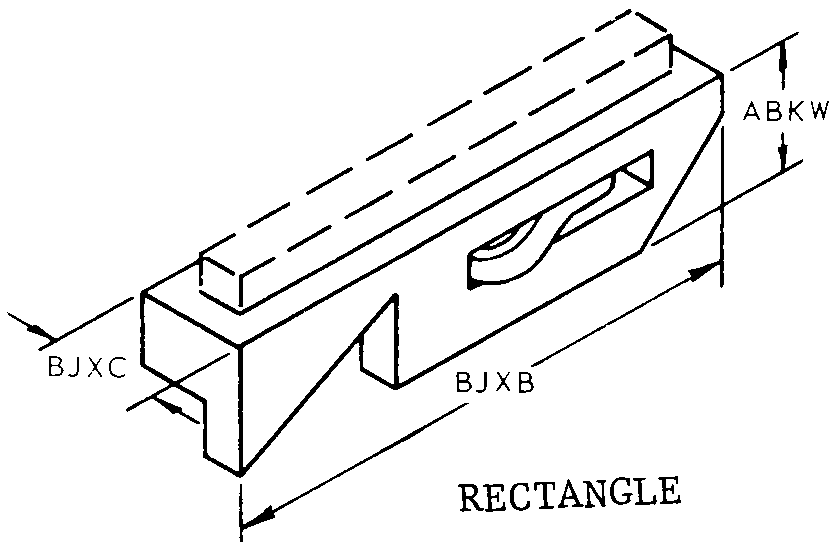 RECTANGLE style nsn 3460-01-353-8135