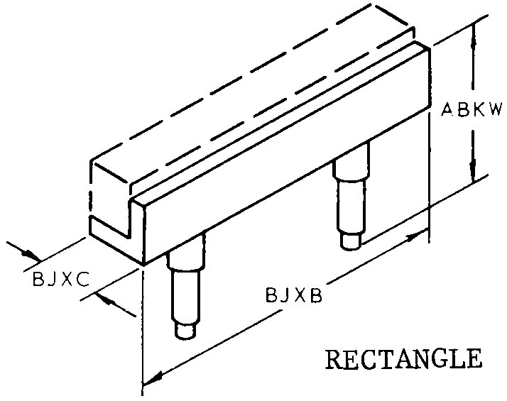 RECTANGLE style nsn 3460-01-353-8135