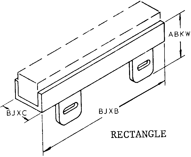 RECTANGLE style nsn 3460-01-353-8135