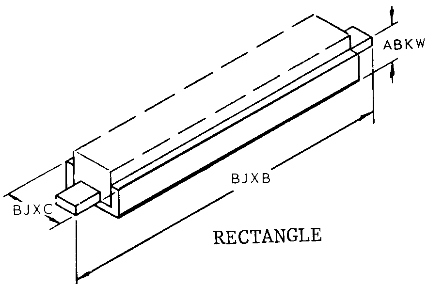 RECTANGLE style nsn 3460-01-353-8135