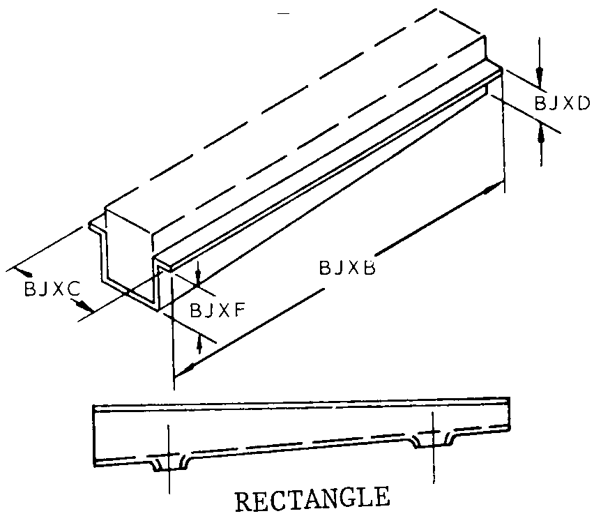 RECTANGLE style nsn 3460-01-353-8135