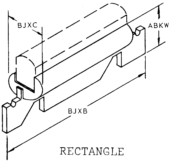 RECTANGLE style nsn 3460-01-353-8135