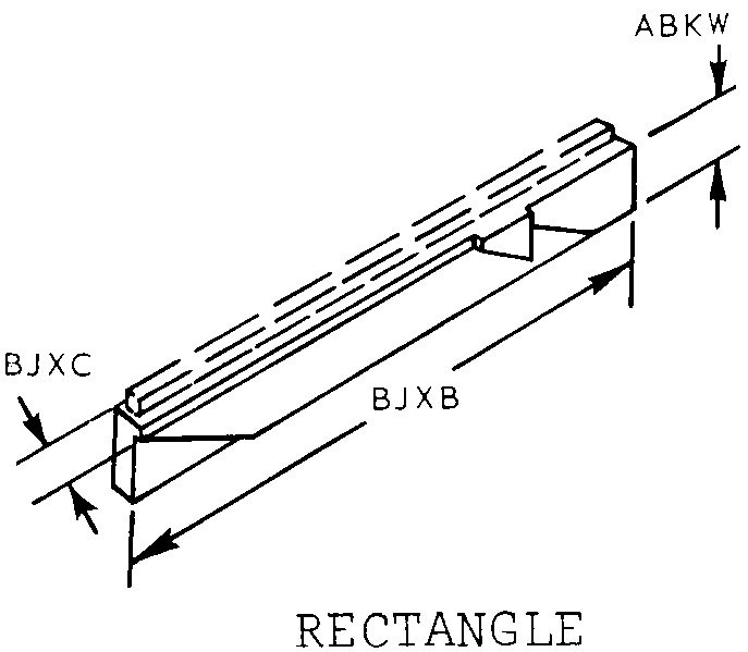 RECTANGLE style nsn 3460-01-353-8132