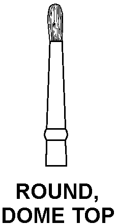 ROUND, DOME TOP style nsn 8020-00-597-2645