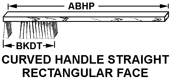 STRAIGHT HANDLE STRAIGHT RECTANGULAR FACE style nsn 7920-01-525-3701