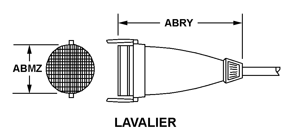 LAVALIER style nsn 5965-01-387-3034