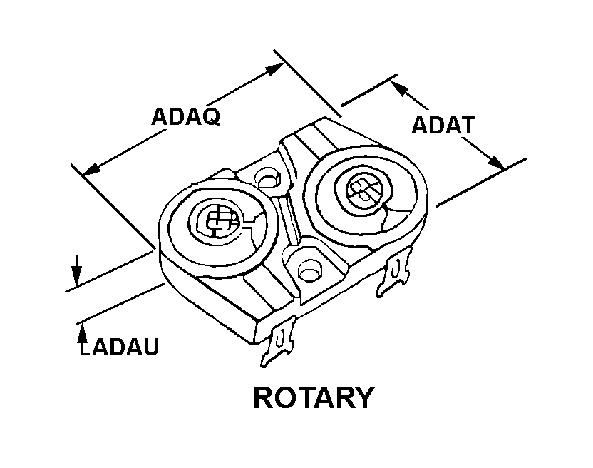 ROTARY style nsn 5910-01-087-2101