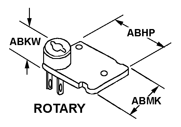 ROTARY style nsn 5910-01-025-2834