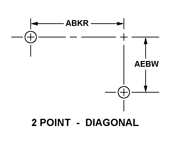 2 POINT-DIAGONAL style nsn 6110-00-571-6974