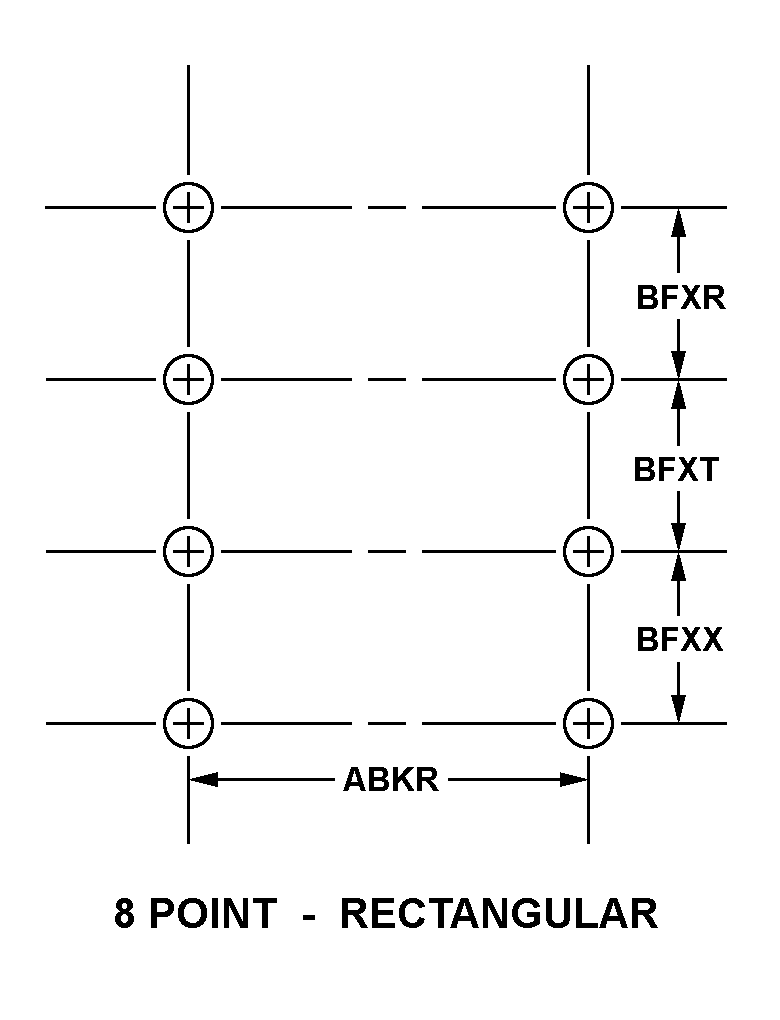 8 POINT-RECTANGULAR style nsn 5930-01-357-1816