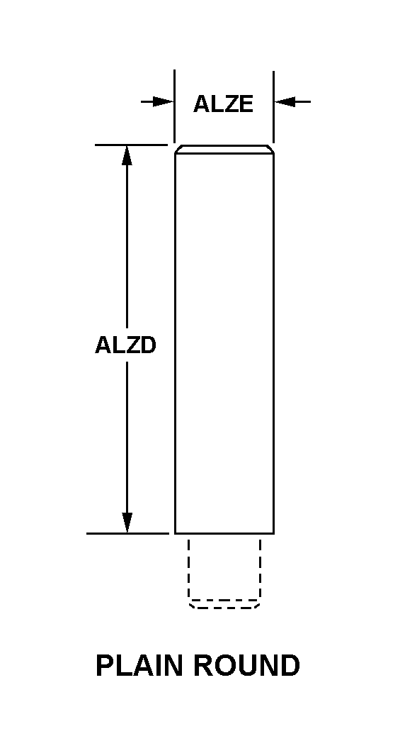 PLAIN ROUND style nsn 5340-00-664-1349