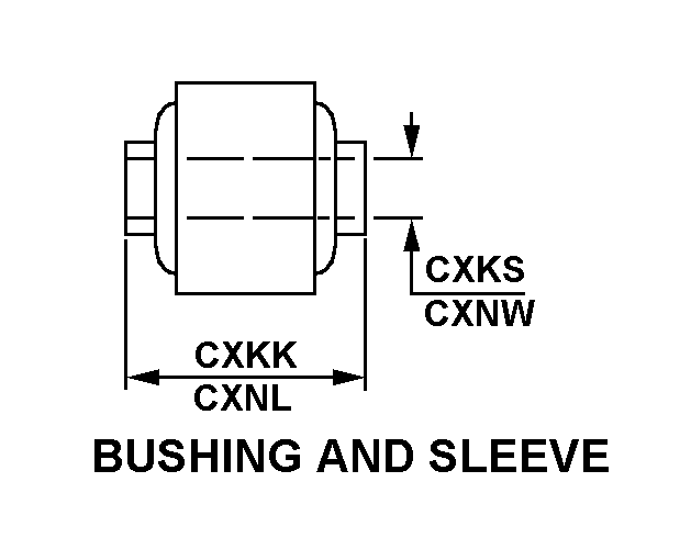 BUSHING AND SLEEVE style nsn 2510-01-330-2437