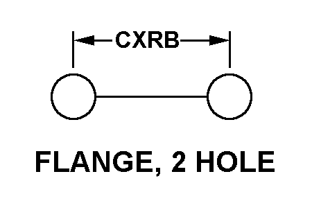 FLANGE, 2 HOLE style nsn 2510-00-703-3343