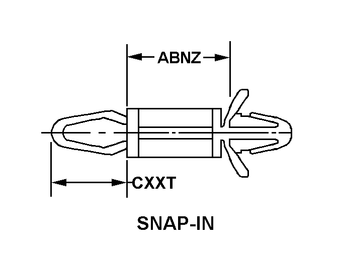 SNAP-IN style nsn 5340-01-474-5584