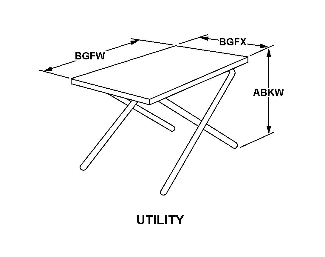 UTILITY style nsn 7105-01-141-3848