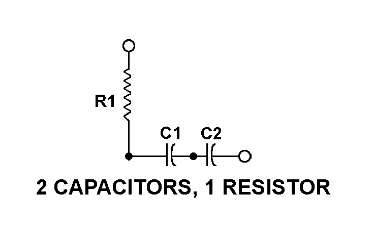 2 CAPACITORS, 1 RESISTOR style nsn 5915-01-136-2703