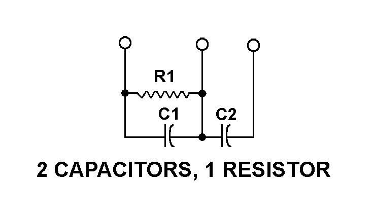 2 CAPACITORS, 1 RESISTOR style nsn 5915-01-136-2703