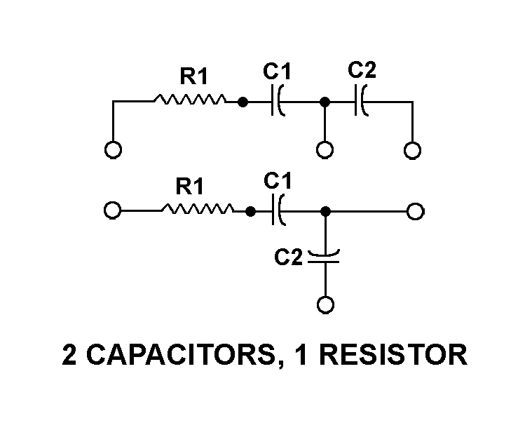 2 CAPACITORS, 1 RESISTOR style nsn 5915-01-136-2703