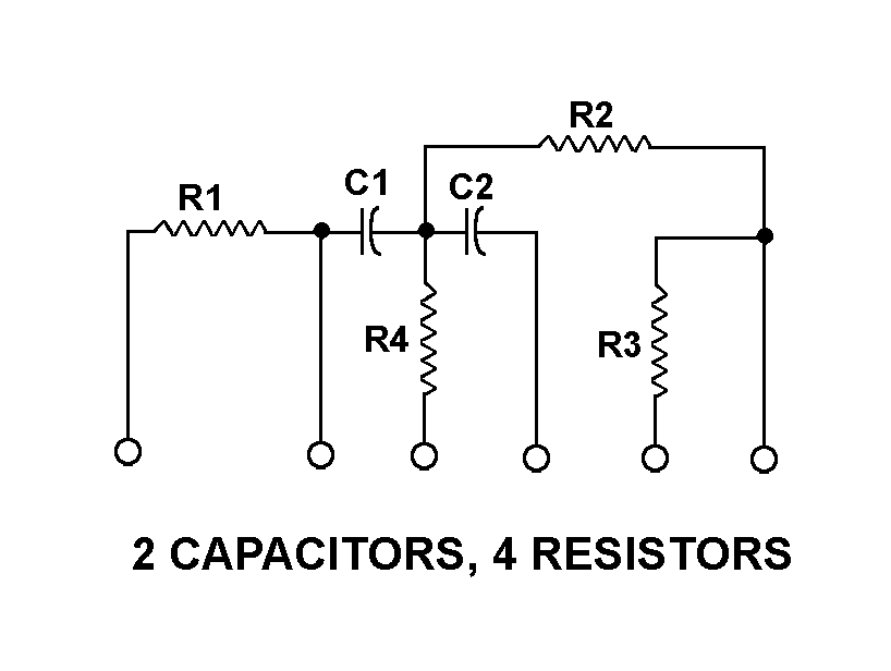 2 CAPACITORS, 4 RESISTORS style nsn 5915-00-933-2847