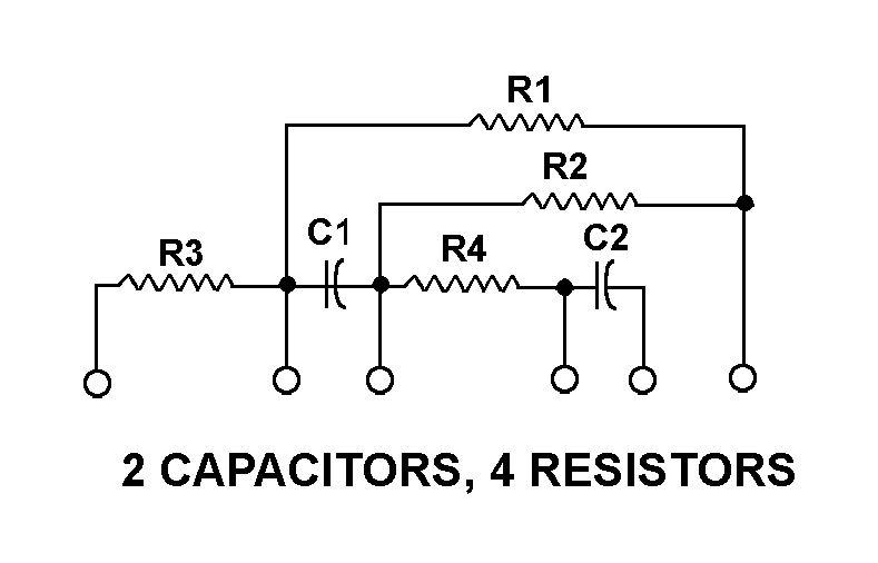 2 CAPACITORS, 4 RESISTORS style nsn 5915-00-933-2847