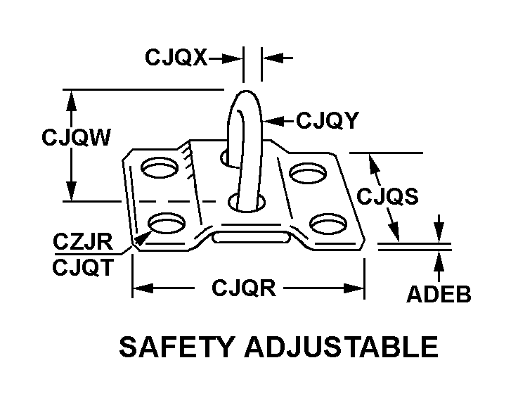 SAFETY ADJUSTABLE style nsn 5340-00-664-1667