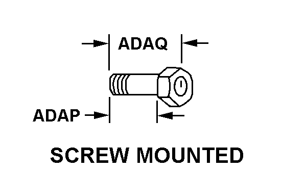 SCREW MOUNTED style nsn 5935-00-323-5995