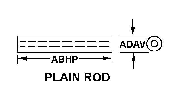 PLAIN ROD style nsn 5905-01-100-3802