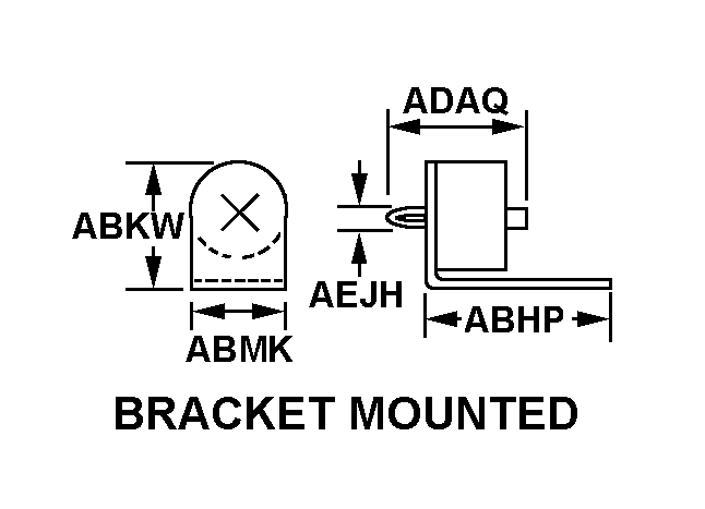 PROBE BRACKET MOUNTED style nsn 5905-01-576-1591