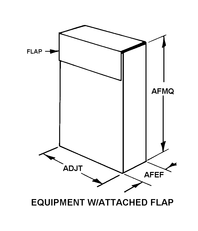 EQUIPMENT W/ATTACHED FLAP style nsn 8465-00-057-6577