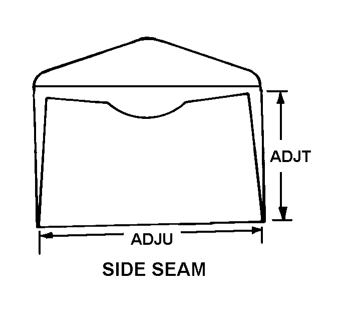 SIDE SEAM style nsn 7530-01-372-3100