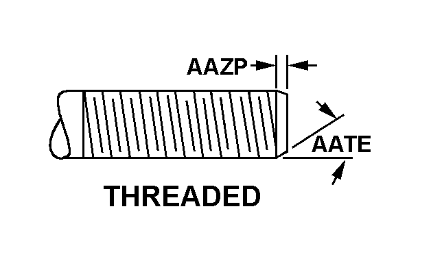 THREADED style nsn 2805-01-264-4763